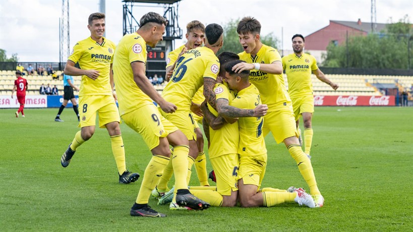 Espectáculo del Villarreal B en el Mini (5-1)
