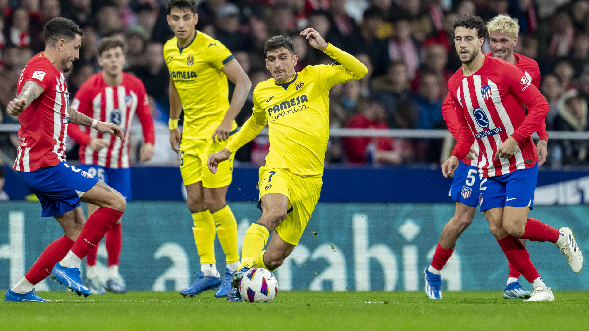 Villarreal give their all at the Metropolitano (3-1)