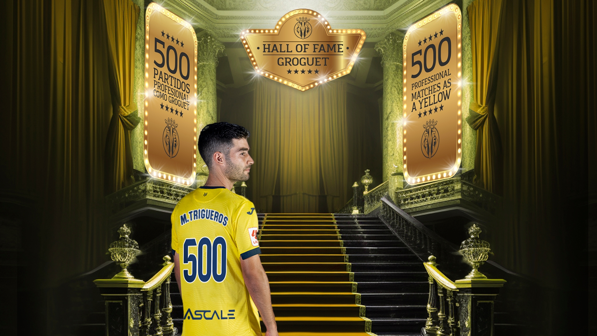 Manu Trigueros cumple 500 partidos como profesional