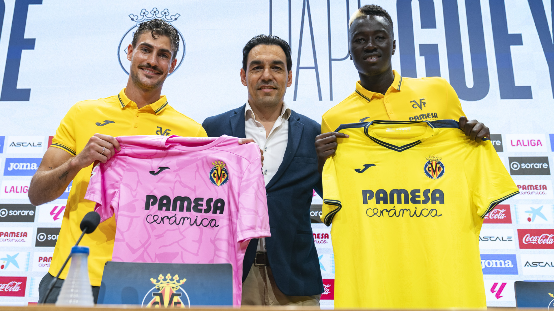 Las primeras palabras de Diego Conde y Pape Gueye como groguets