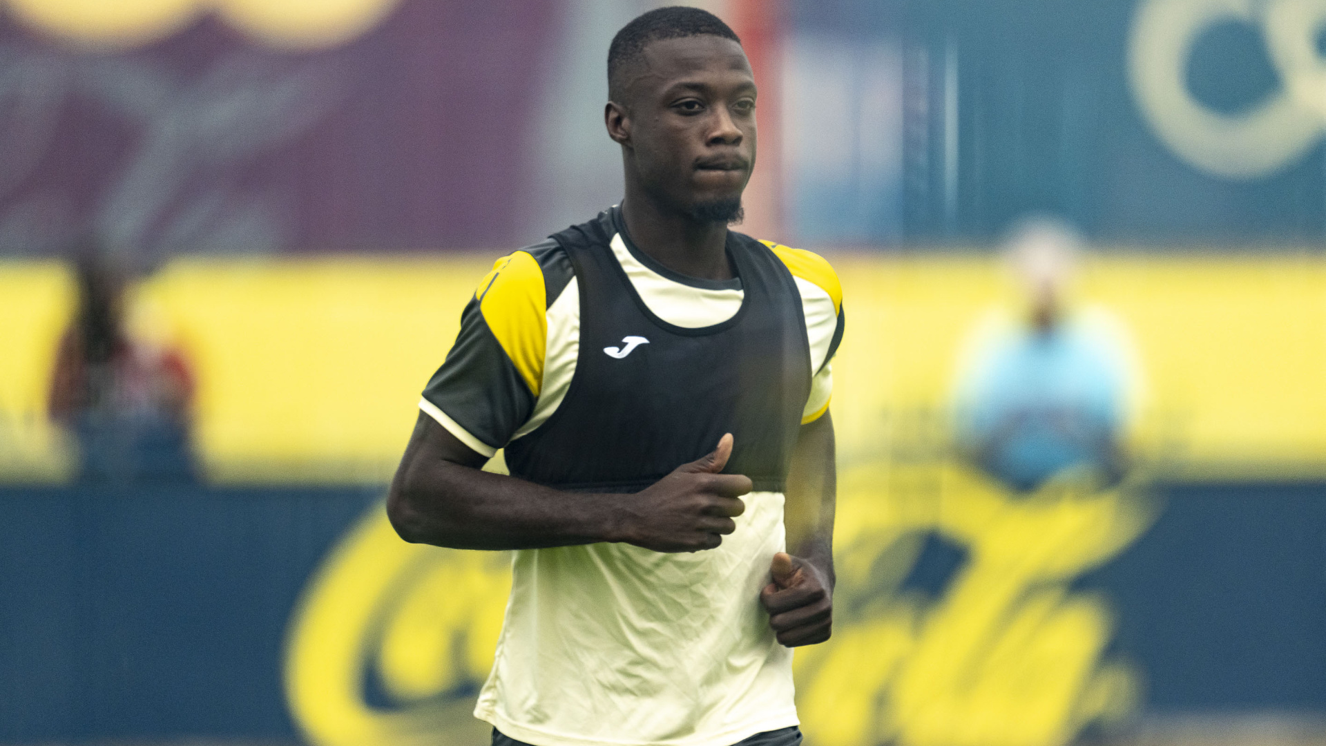 El primer entrenamiento de Nicolas Pepe