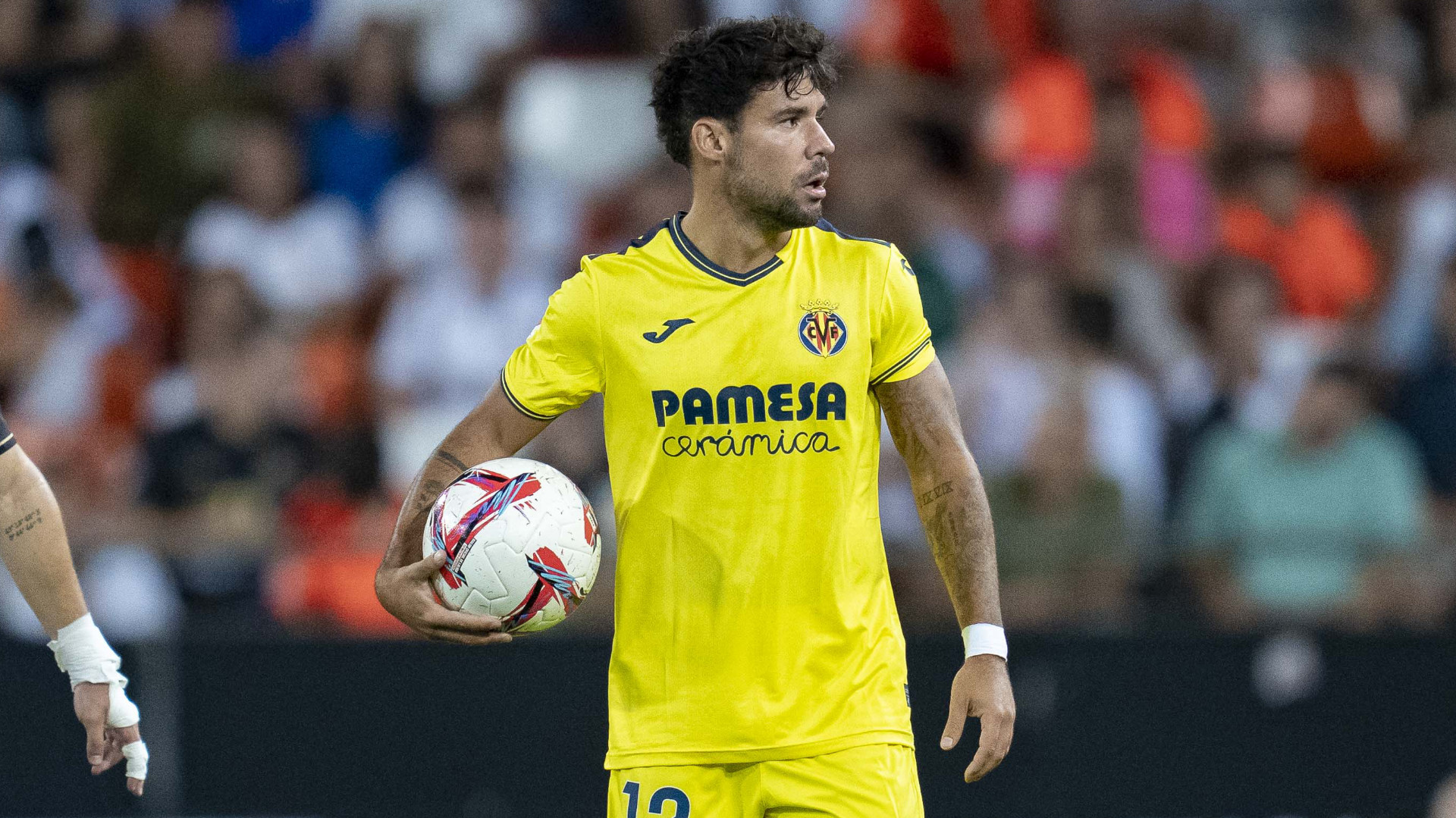 La presentación de Juan Bernat, este miércoles