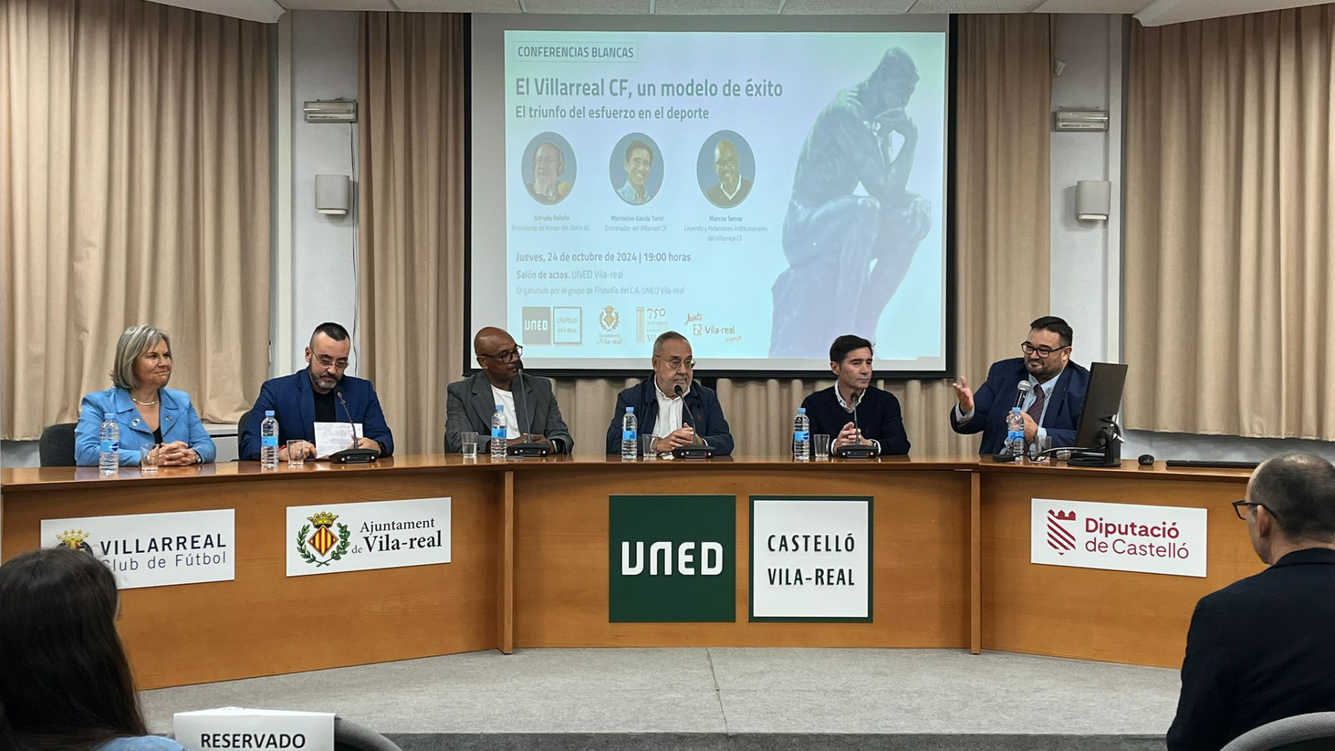 La UNED celebra la conferència “El Villarreal CF, un modelo de éxito”