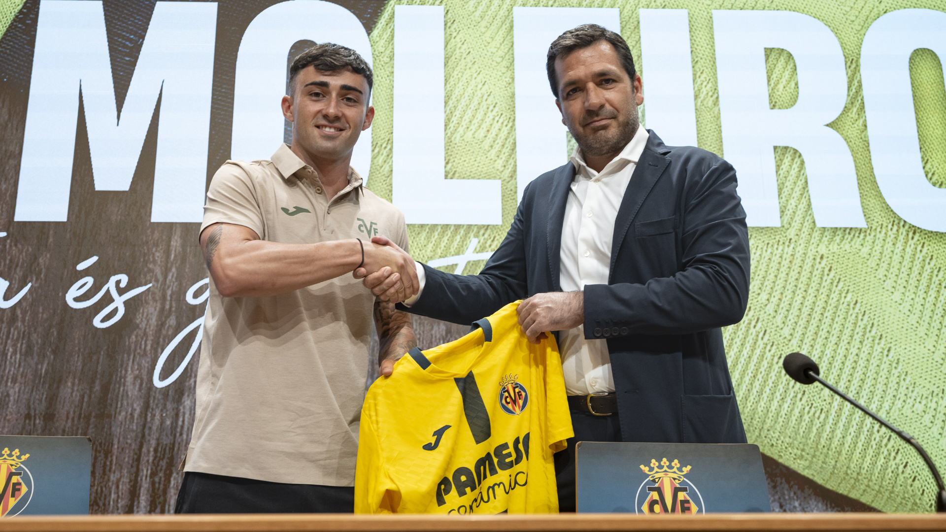 Moleiro: “El Villarreal es un gran salto en mi carrera”