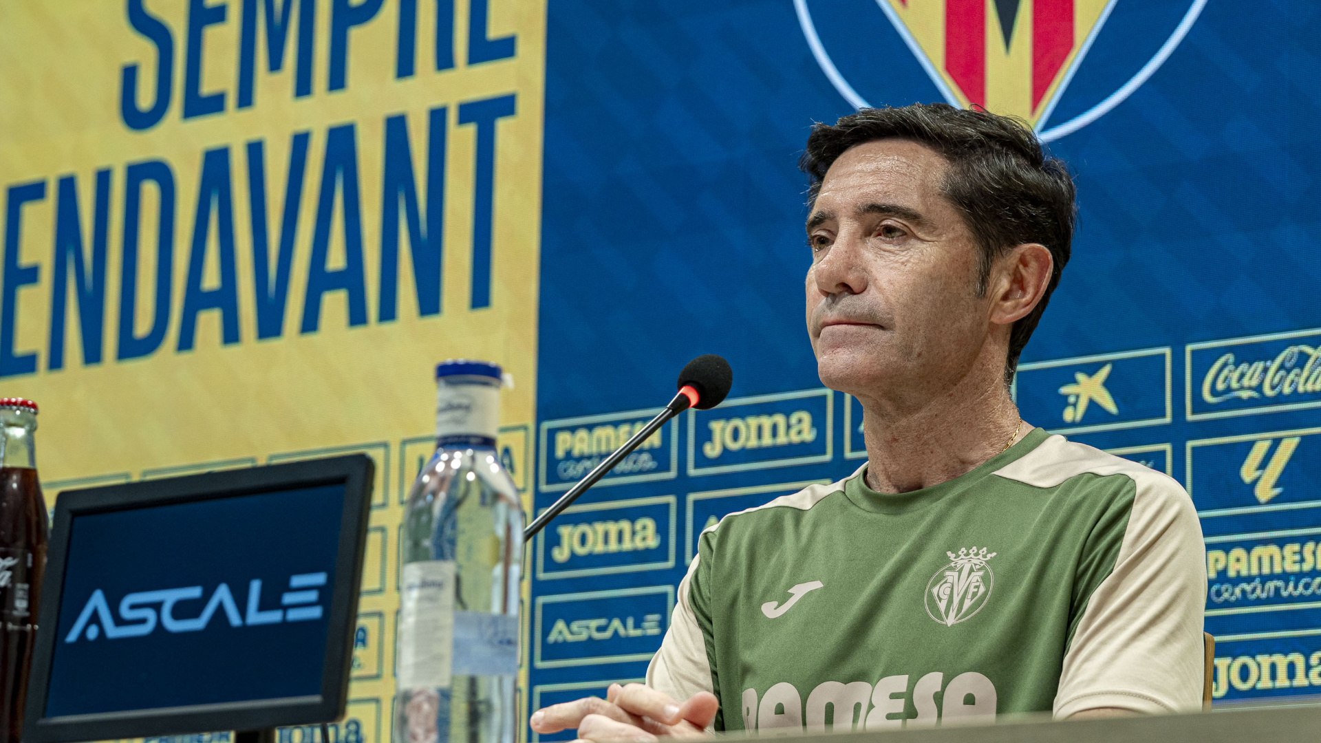 Marcelino: “Tendremos que estar a nuestro mejor nivel para conseguir los tres puntos”