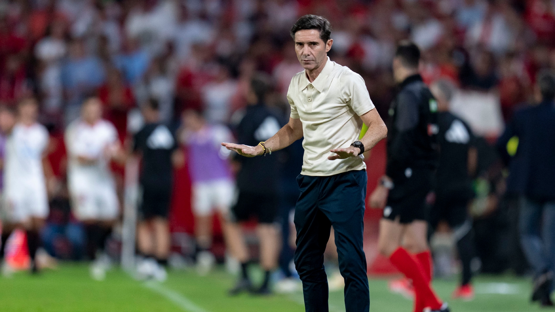 Marcelino: “Creo que la victoria es justa y corta”