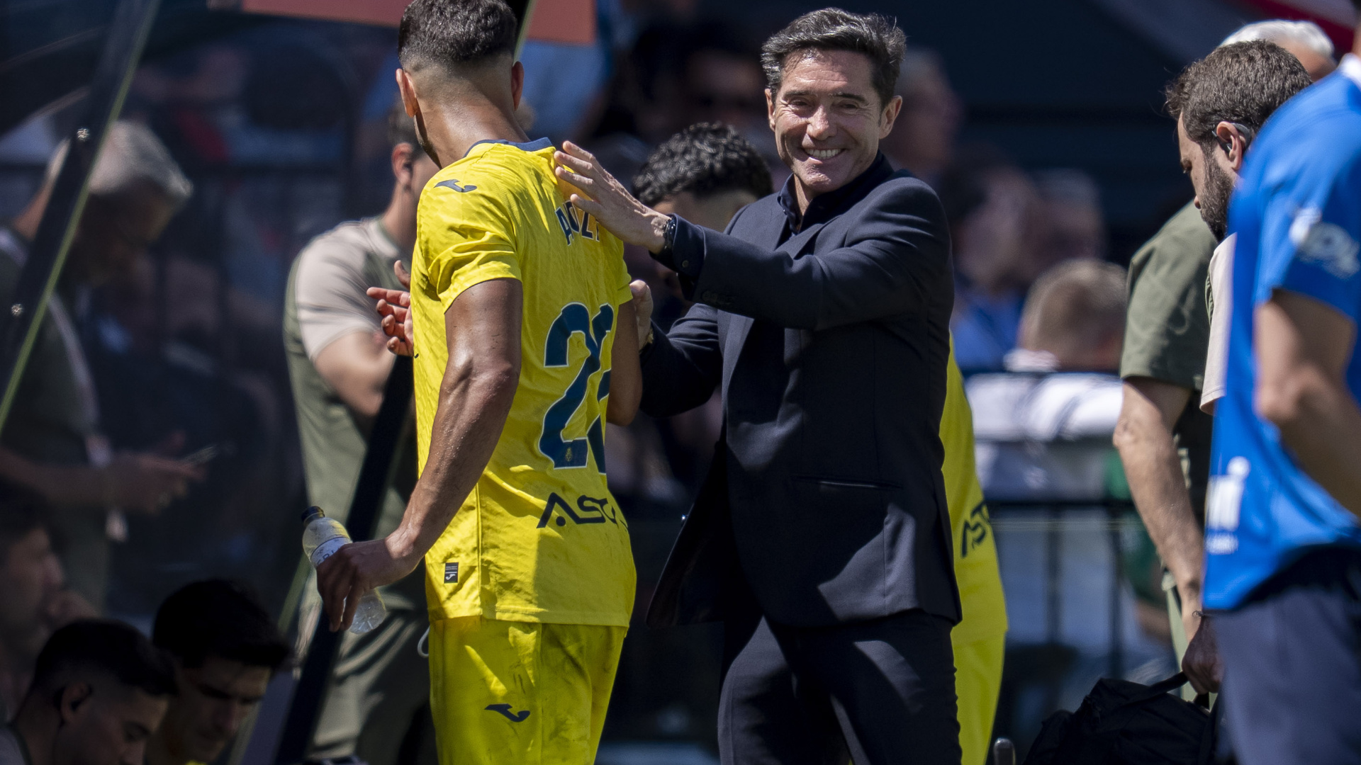 Marcelino: «Sumamos un punto que nos acerca a la tercera plaza»