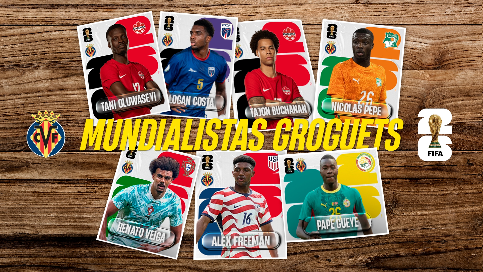 Els set mundialistes del Villarreal CF