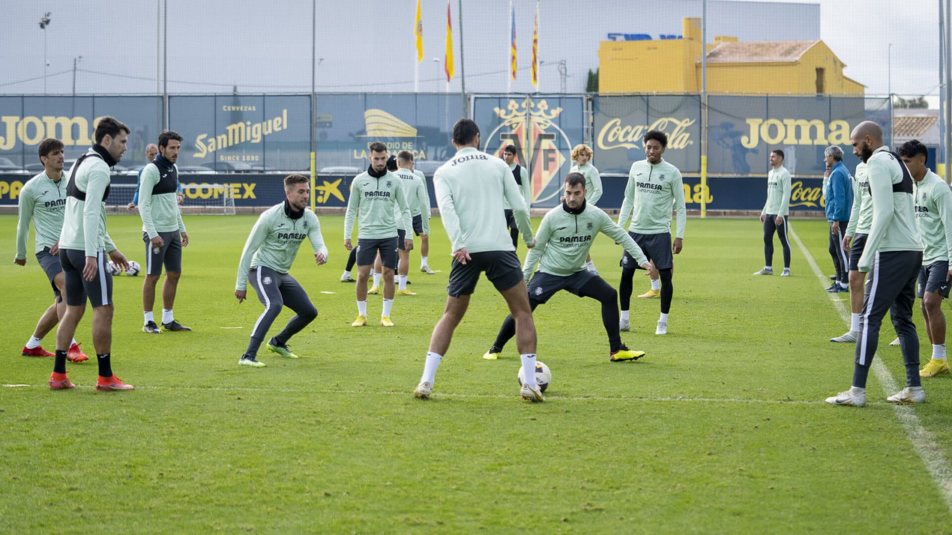 Último entrenamiento antes de viajar a Turquía