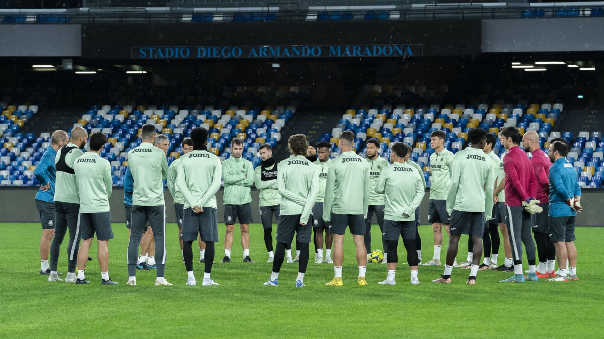 Entrenamiento en el Estadio Diego Armando Maradona