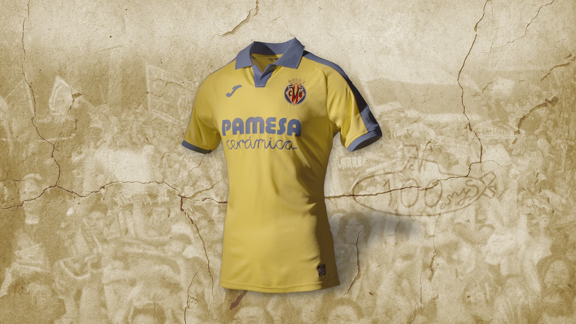<strong>El Villarreal presenta la camiseta oficial del centenario</strong>