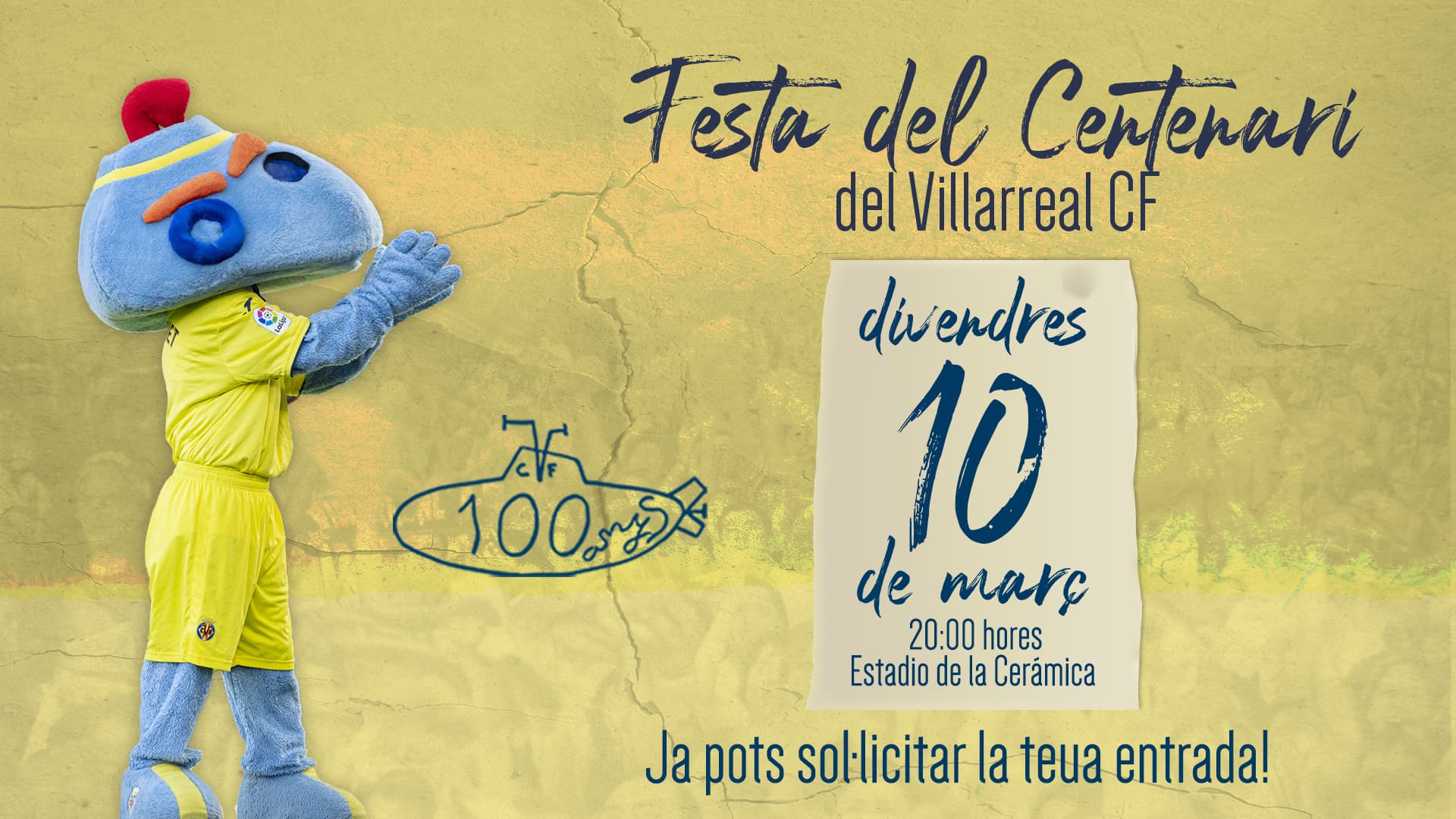 Come to the Villarreal CF Centenary Party!