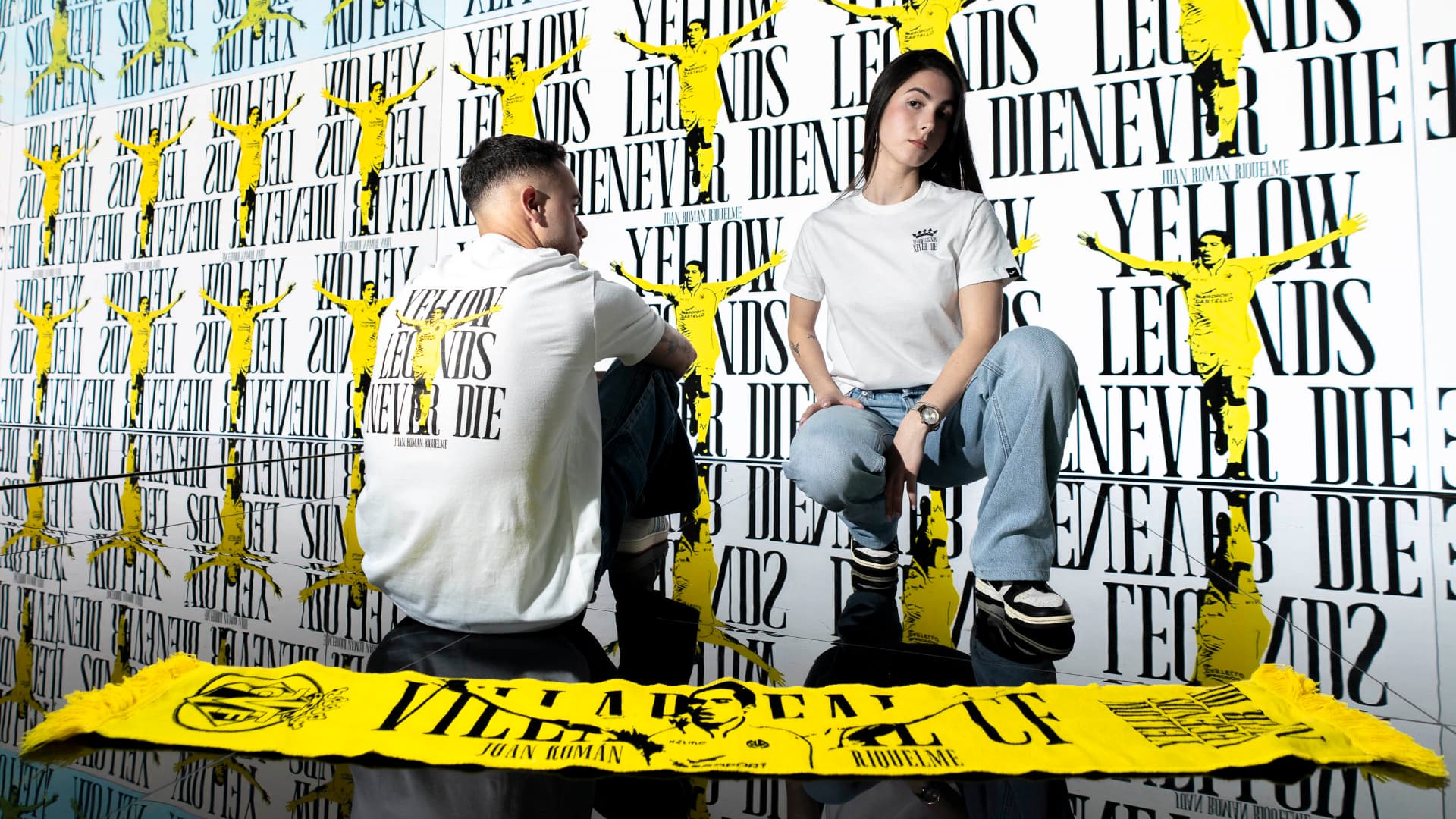 Juan Román Riquelme estrena la colección Yellow Legends Never Die