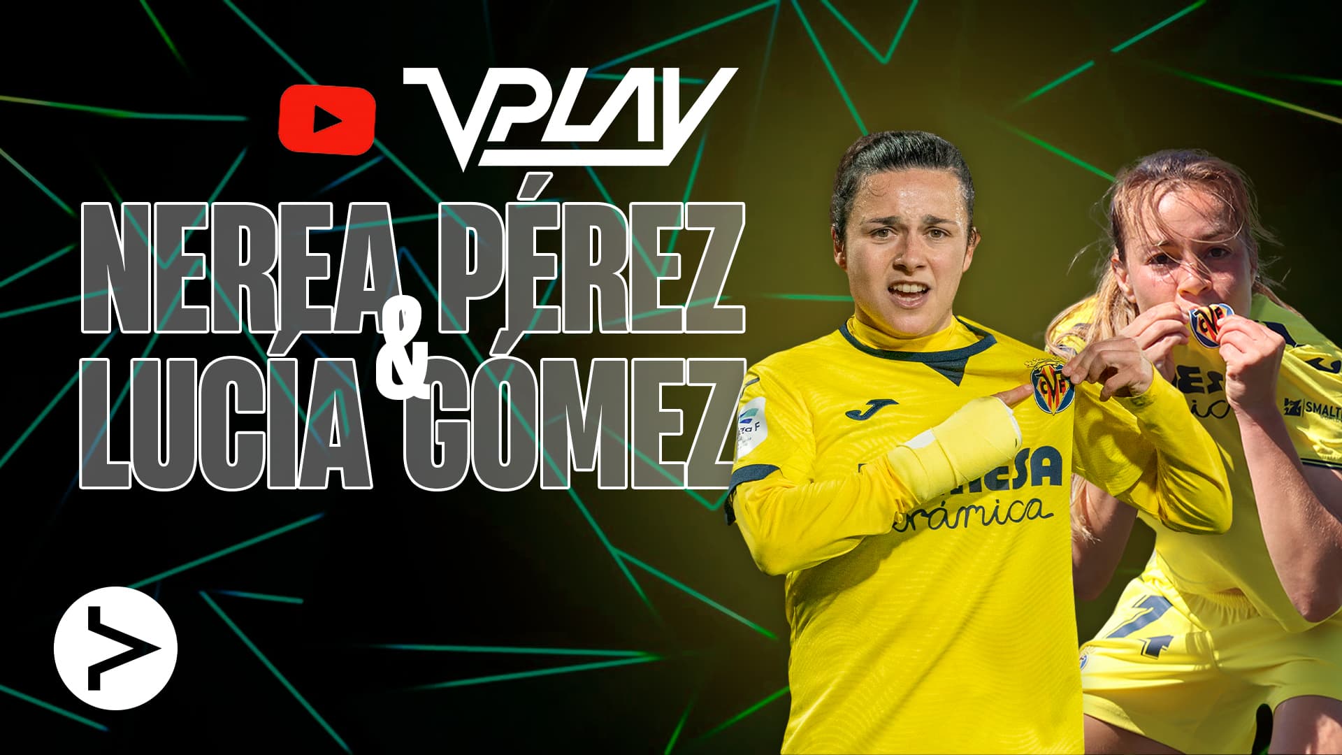 Lucía Gómez i Nerea Pérez en el directe de V Play