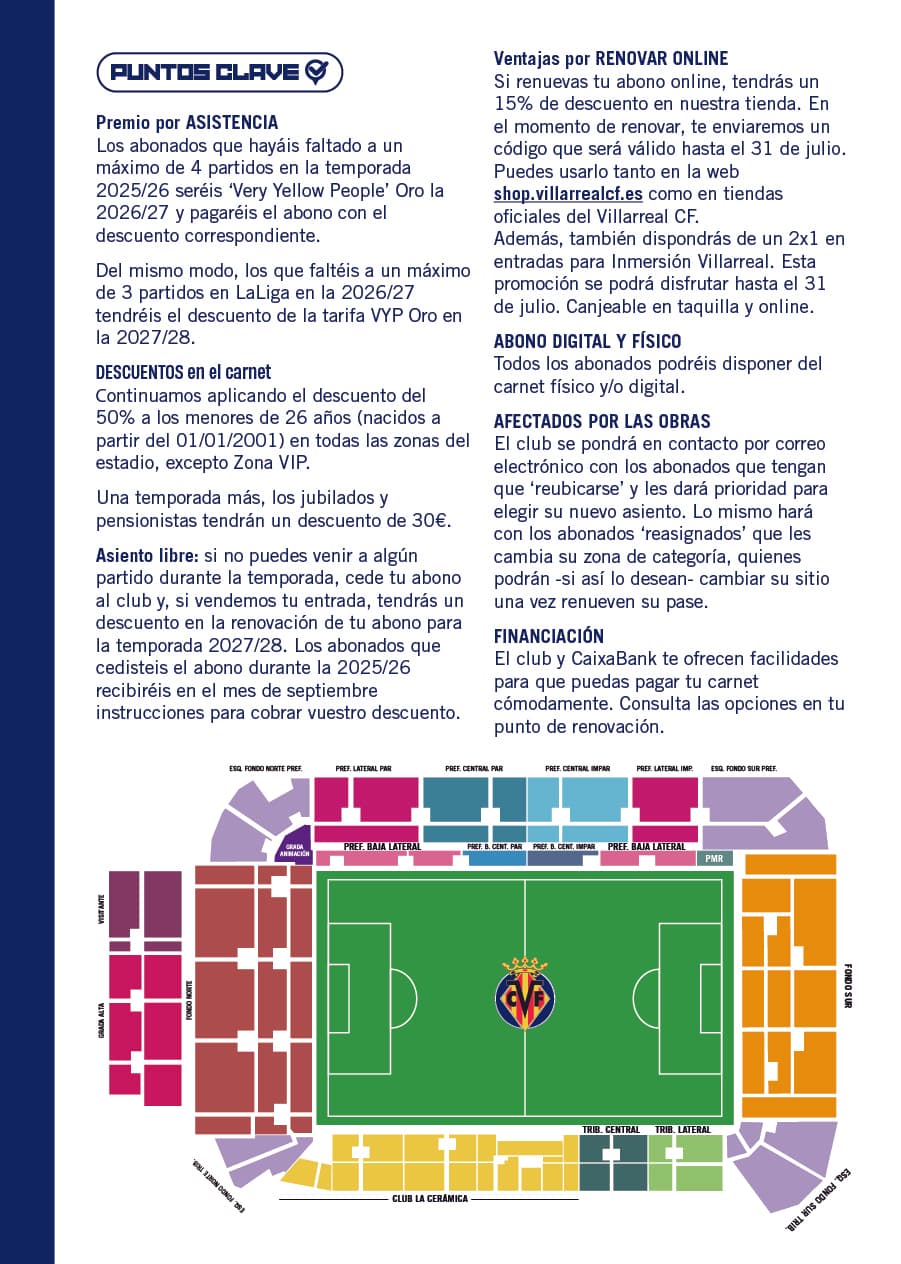 Campaña de abonos Villarreal CF — díptico 3