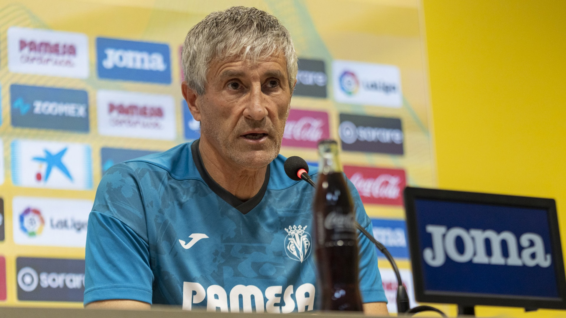 Setién: “Esperamos un partido extraordinario”