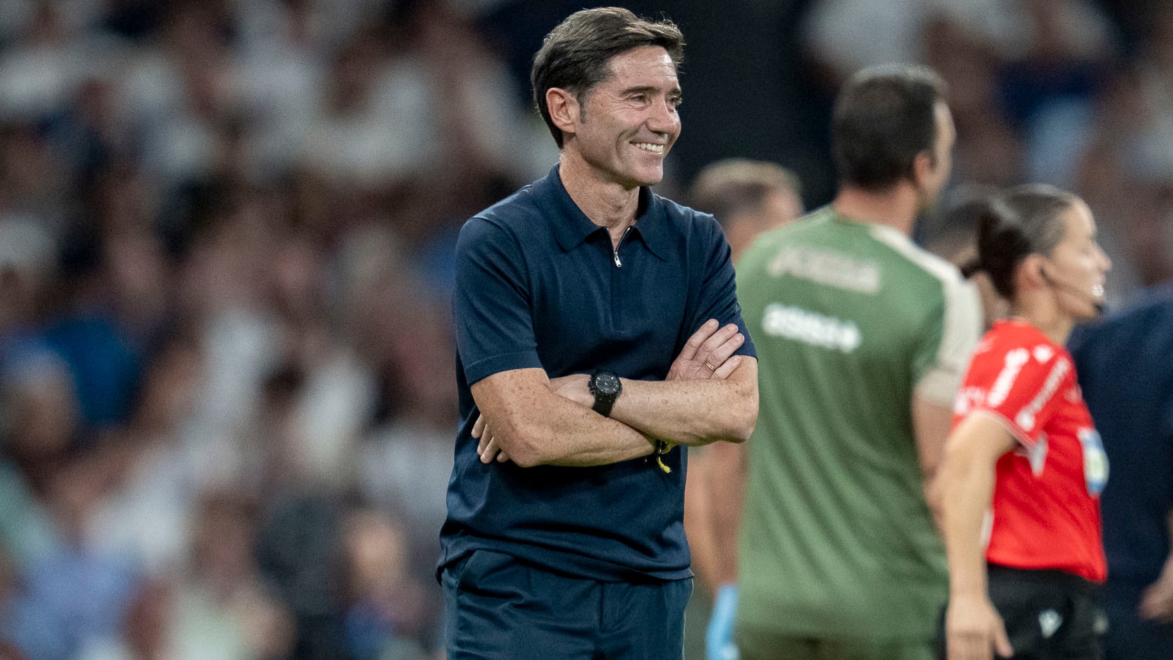Marcelino: “No voy a hablar del árbitro”