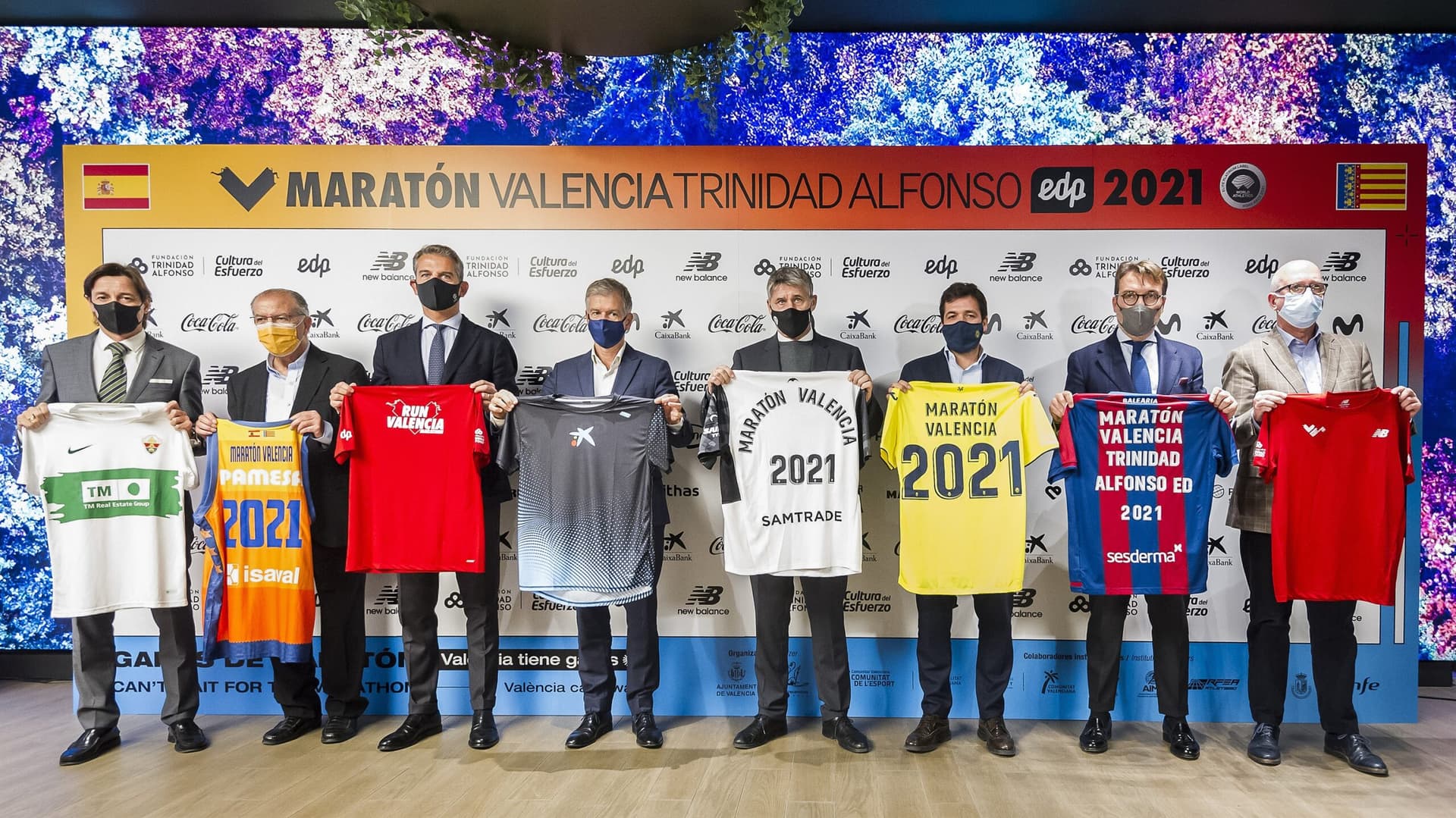 El Villarreal CF, con la Maratón Valencia 2021