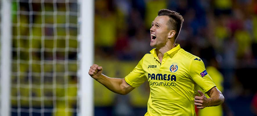 ESTADIO DE LA CERAMICA UEFA EUROPA LEAGUE VILLARREAL ASTANA DENIS CHERYSHEV OK