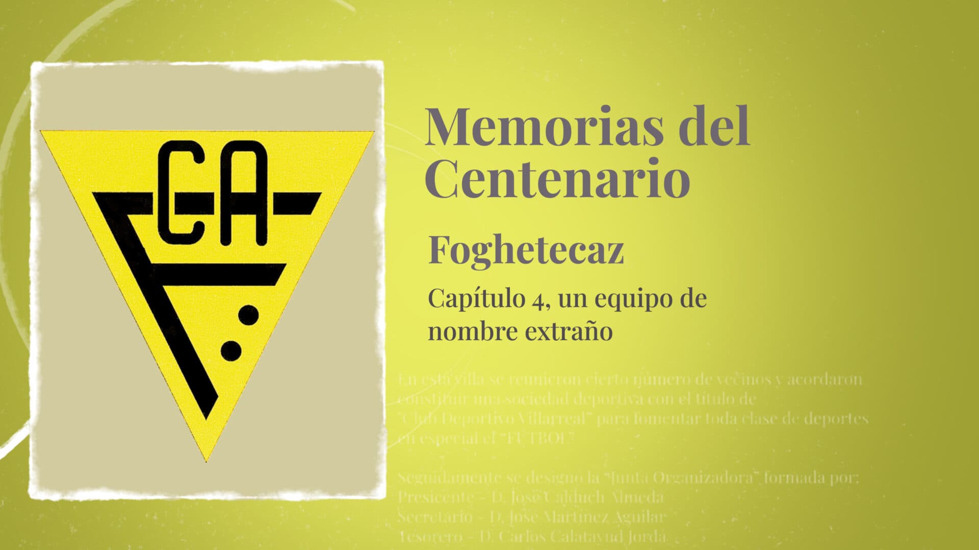 El Foghetecaz, un equipo de nombre extraño