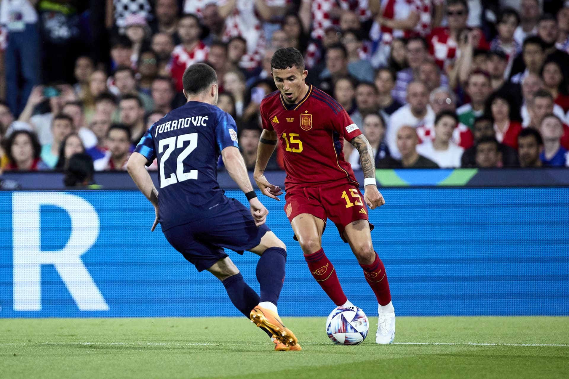 SELECCION DE ESPAÑA 23 NATIONS LEAGUE 23 SELECCION DE CROACIA 23