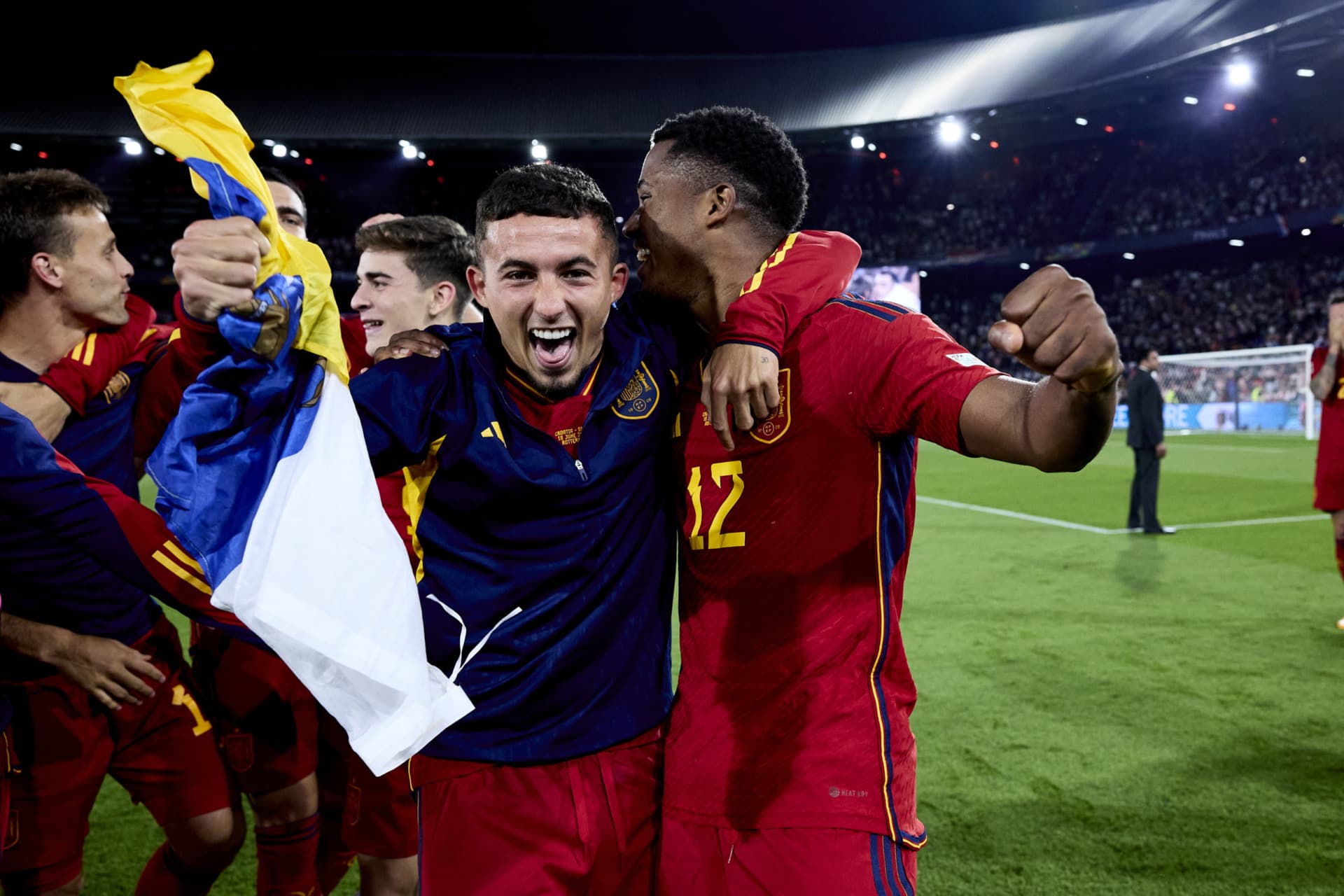 SELECCION DE ESPAÑA 23 NATIONS LEAGUE 23 SELECCION DE CROACIA 23