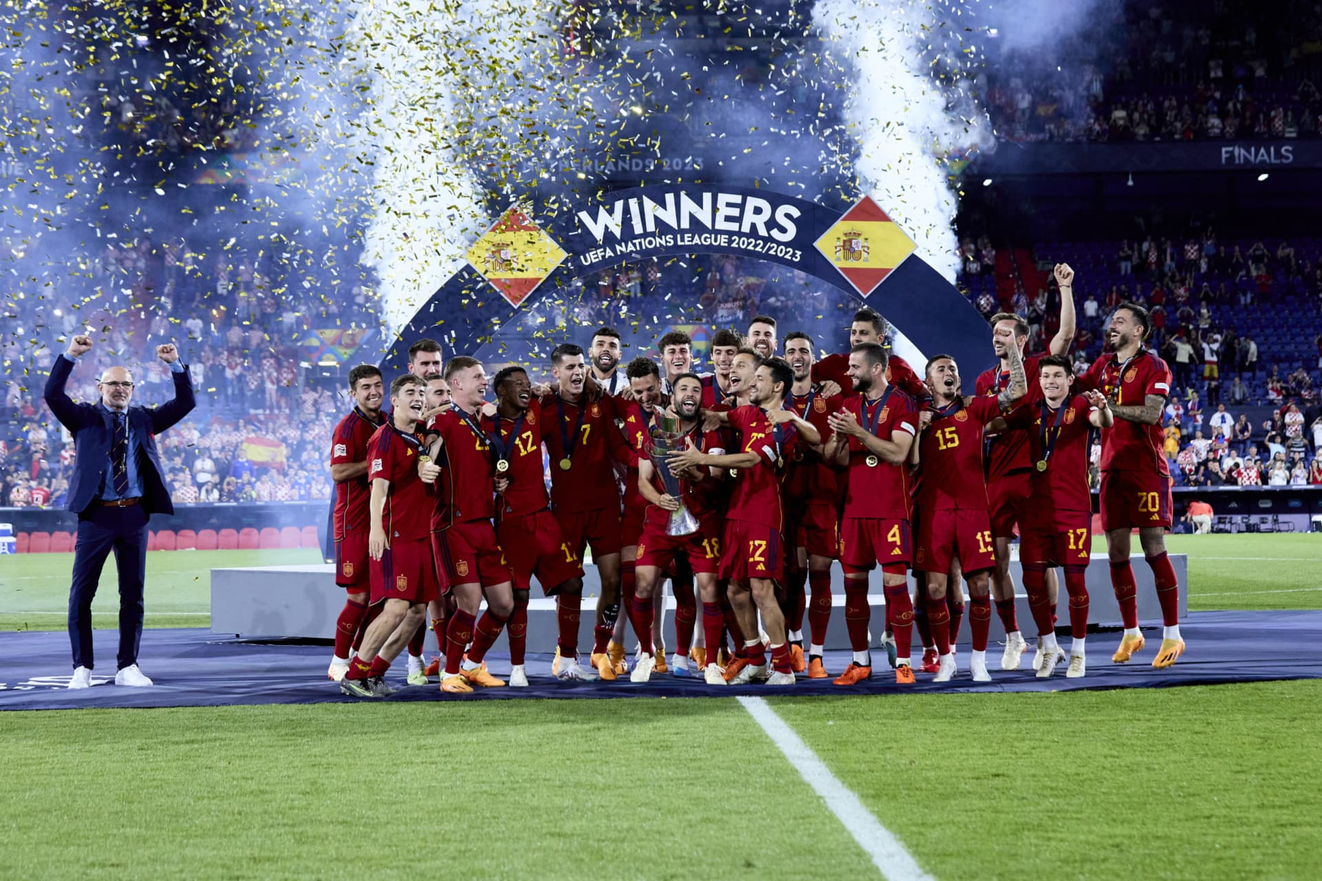 SELECCION DE ESPAÑA 23 NATIONS LEAGUE 23 SELECCION DE CROACIA 23