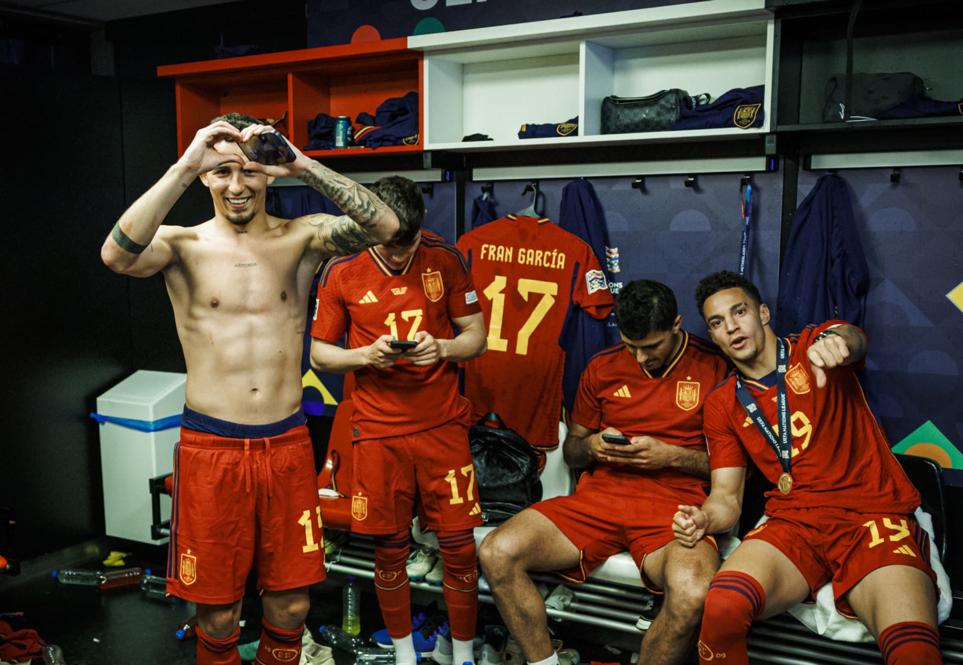 SELECCION DE ESPAÑA 23 NATIONS LEAGUE 23 SELECCION DE CROACIA 23