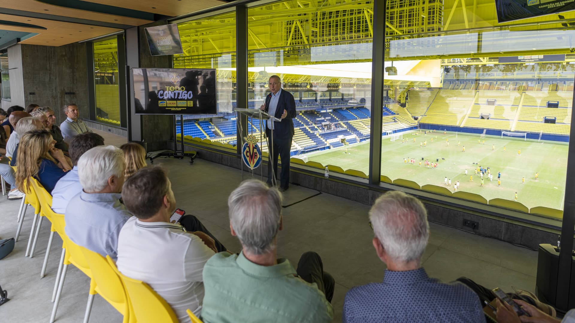 “Tenemos un campo fantástico para disfrutar del Villarreal”