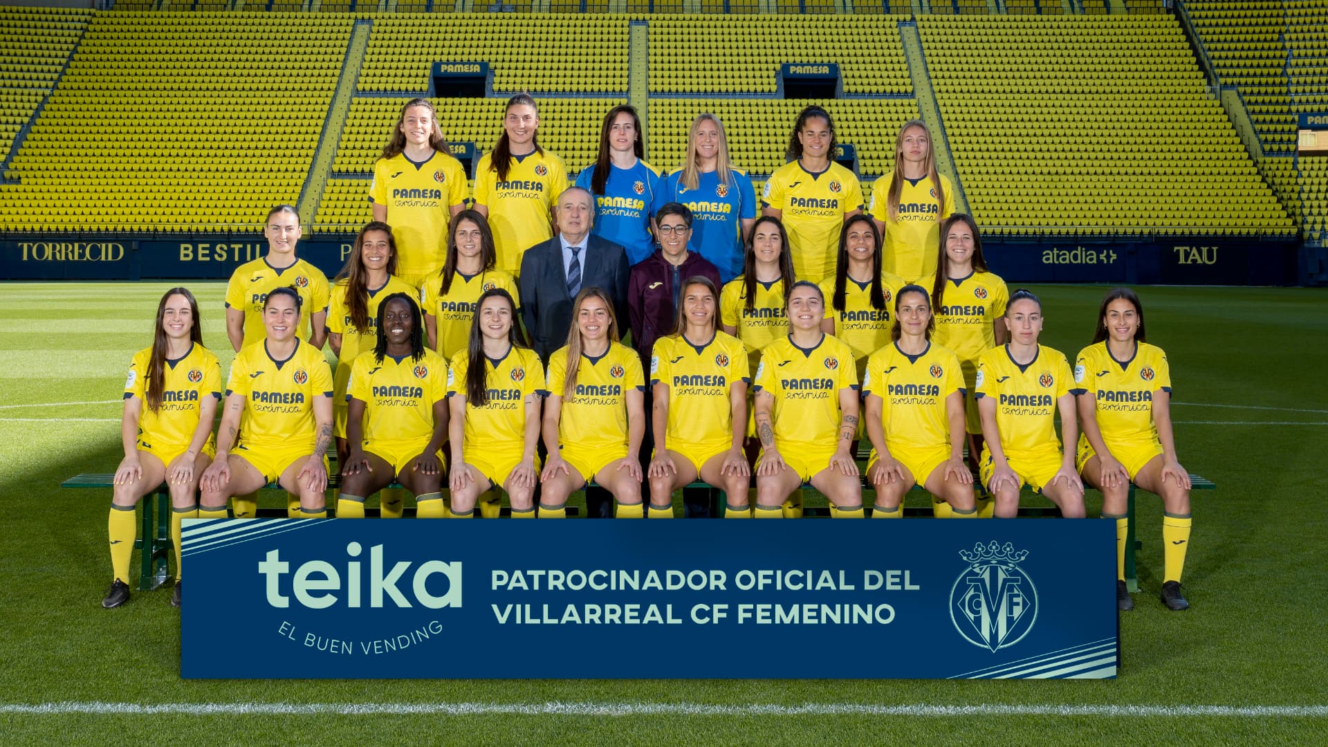 La foto oficial del Villarreal Femenino 2023/24