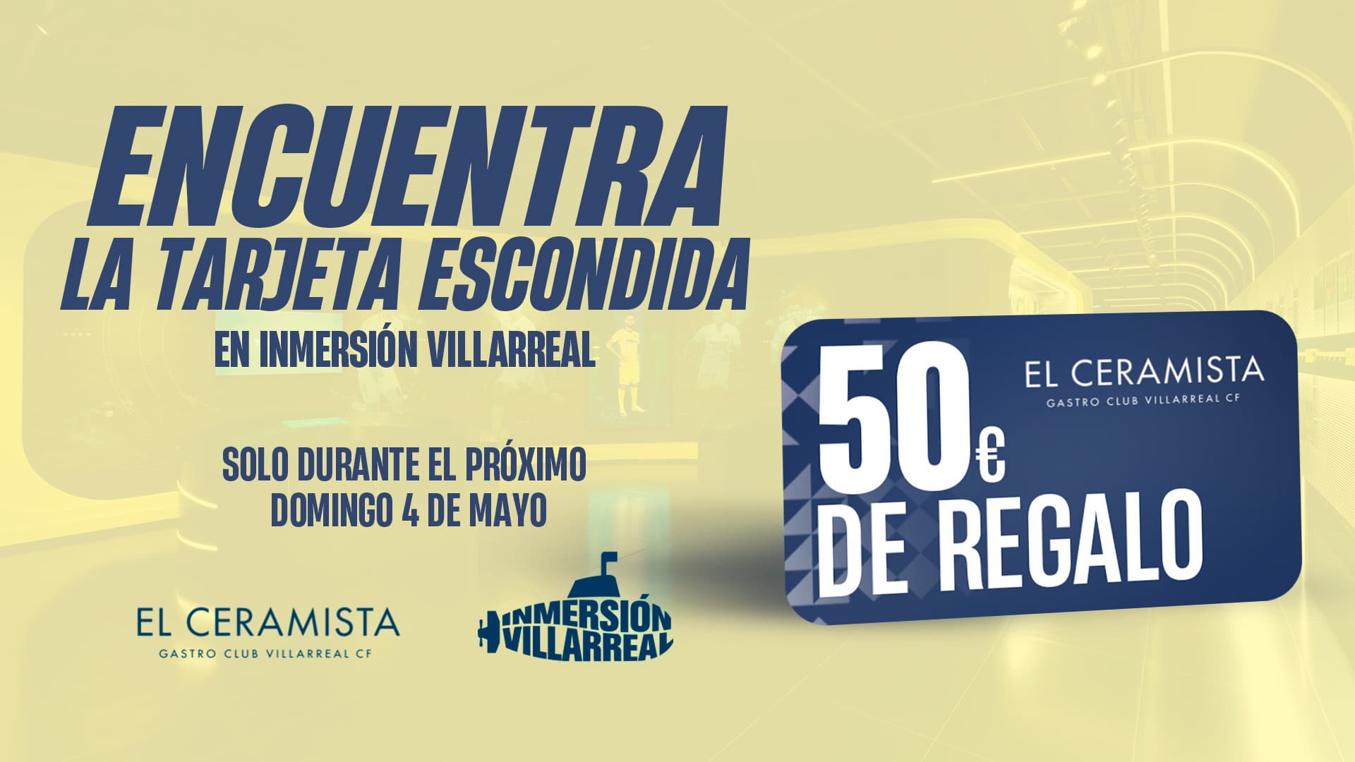 ¡Ven a Inmersión Villarreal y encuentra el premio secreto!