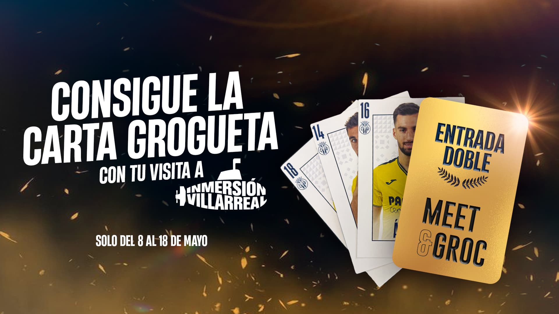 ¡Ven a Inmersión Villarreal y consigue una entrada doble para el Meet & Groc!