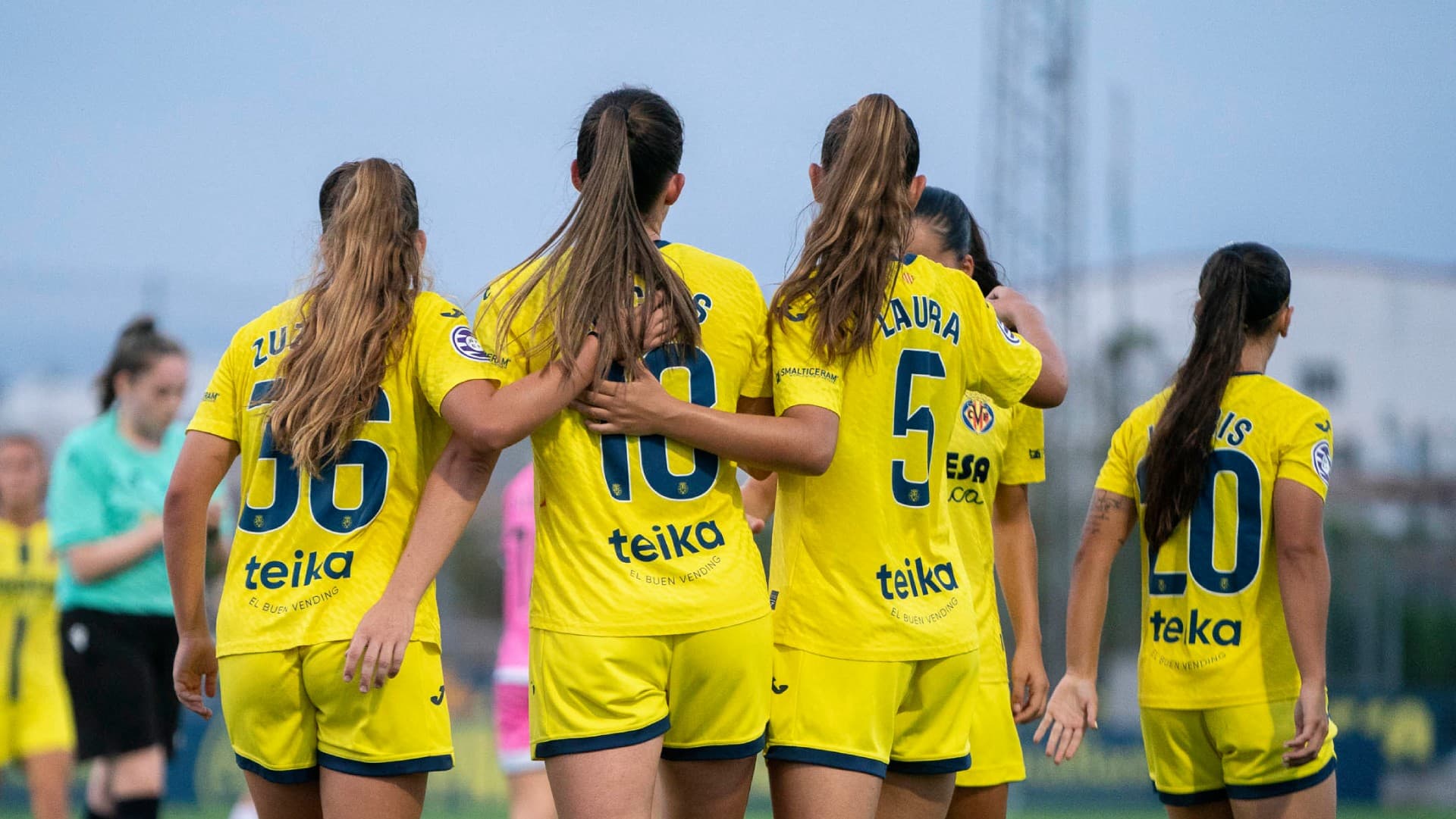 Dorsales oficiales del Villarreal Femenino para la temporada 2025/26