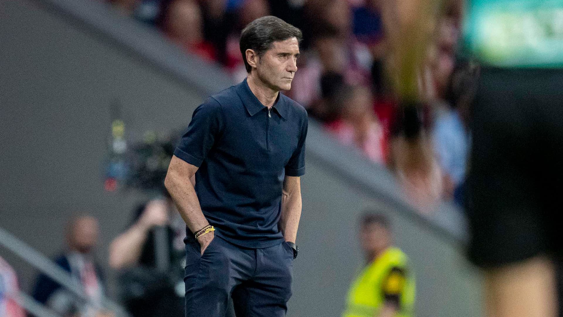 Marcelino: “We were unable to overcome the mistakes in the first half”