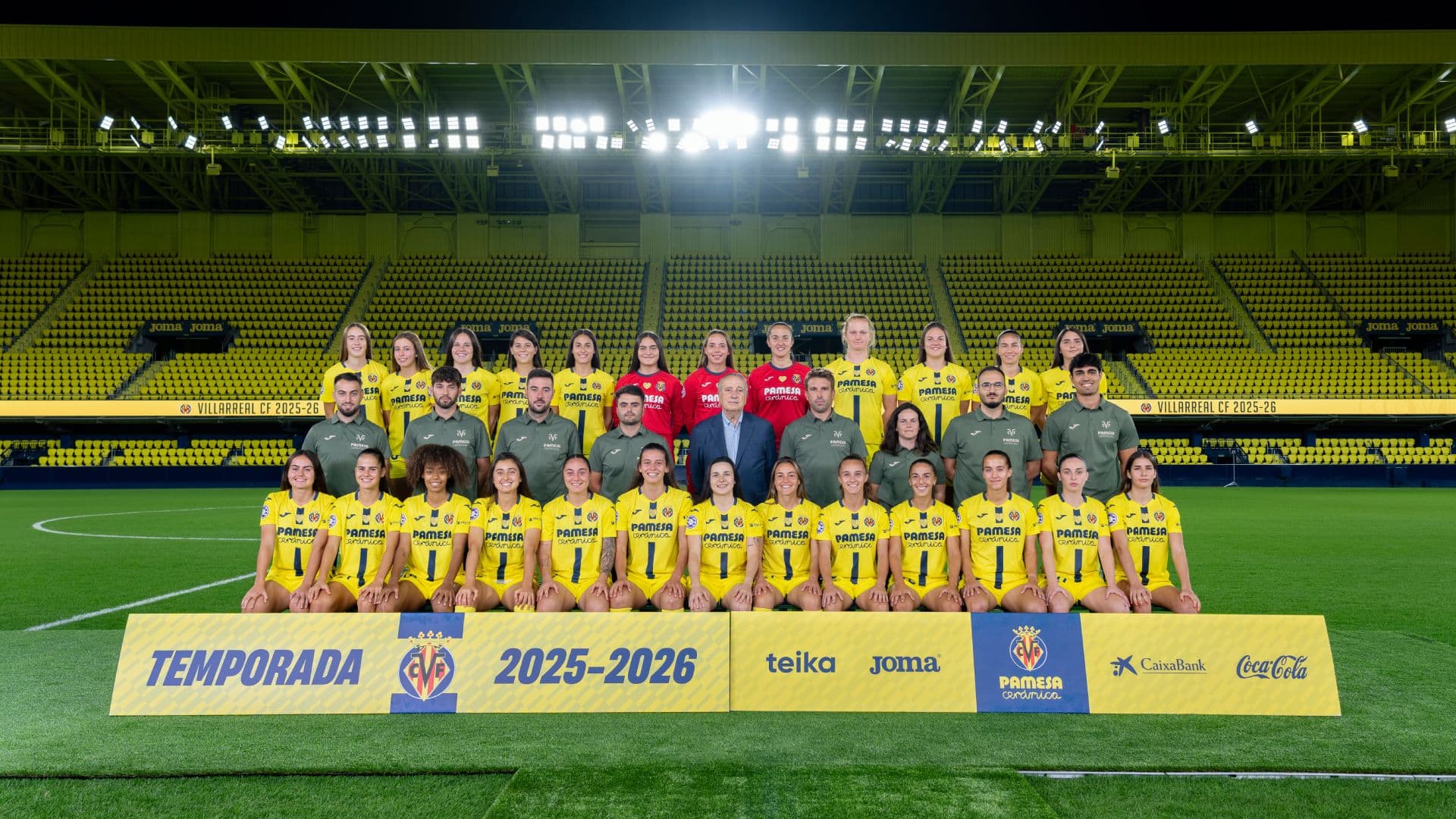 ¡Ya disponible la foto oficial del Villarreal Femenino 2025/26!