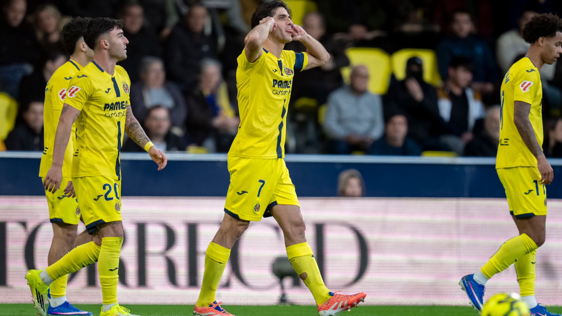 Villarreal record the best first half of a season in their history in the top flight