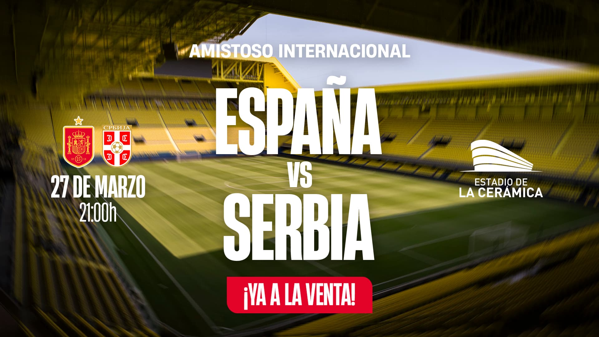 Information on ticket sales for Spain vs Serbia