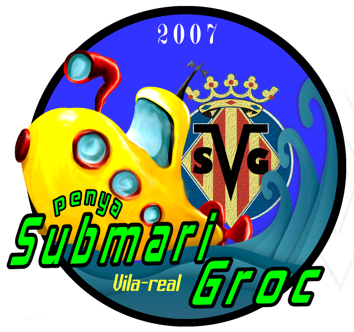 Logo Penya Submari Groc 2017 modificado 22 23 copia