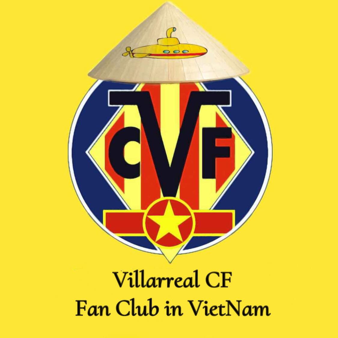 LOGO Villareal CF Fan club in VietNam 1