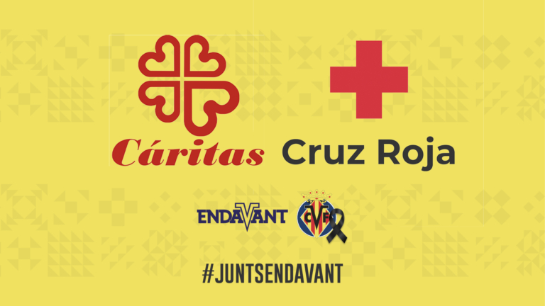 El Villarreal CF destinarà mig milió d’euros per als afectats per la DANA DANA CARITAS CRUZROJA web copia 1