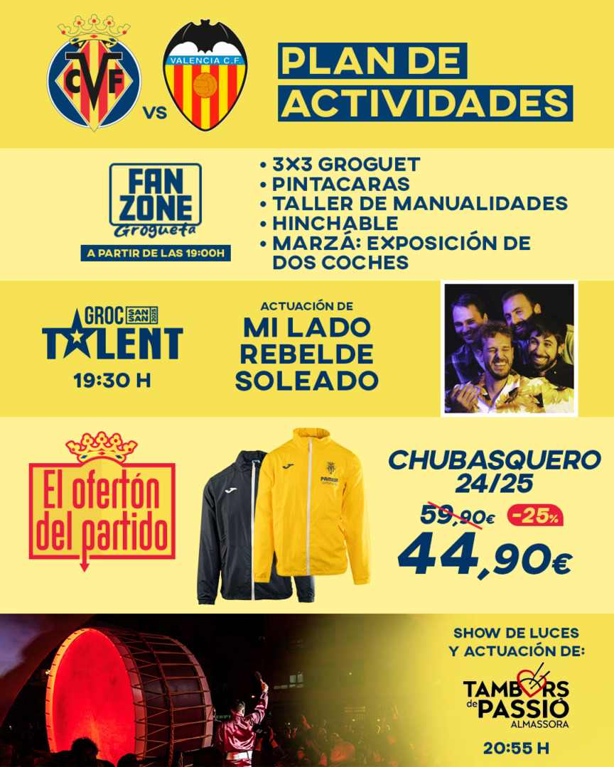 ¡La fiesta del derbi! 1 ACTIVIDADES PREVIA PARTIDO 45 3