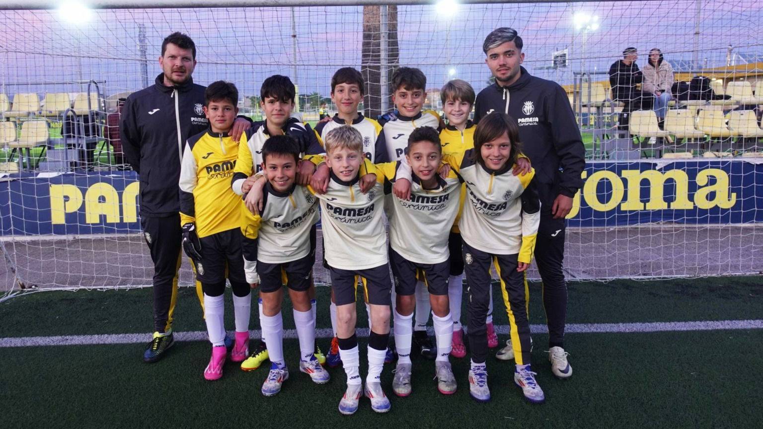 The ‘Alevín C’ team, an U12 side who are united and growing alevinC