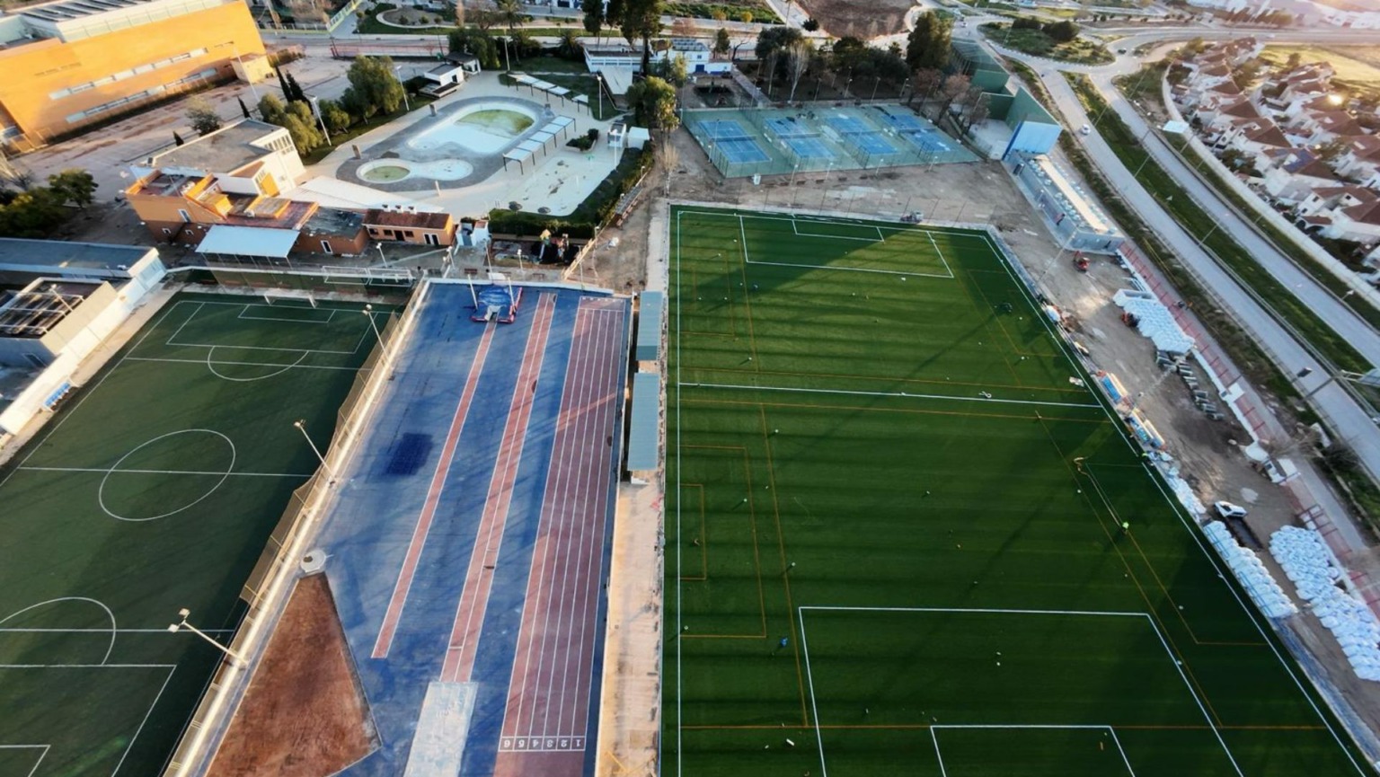 The reopening of the Catarroja municipal pitch, this Tuesday catarroja