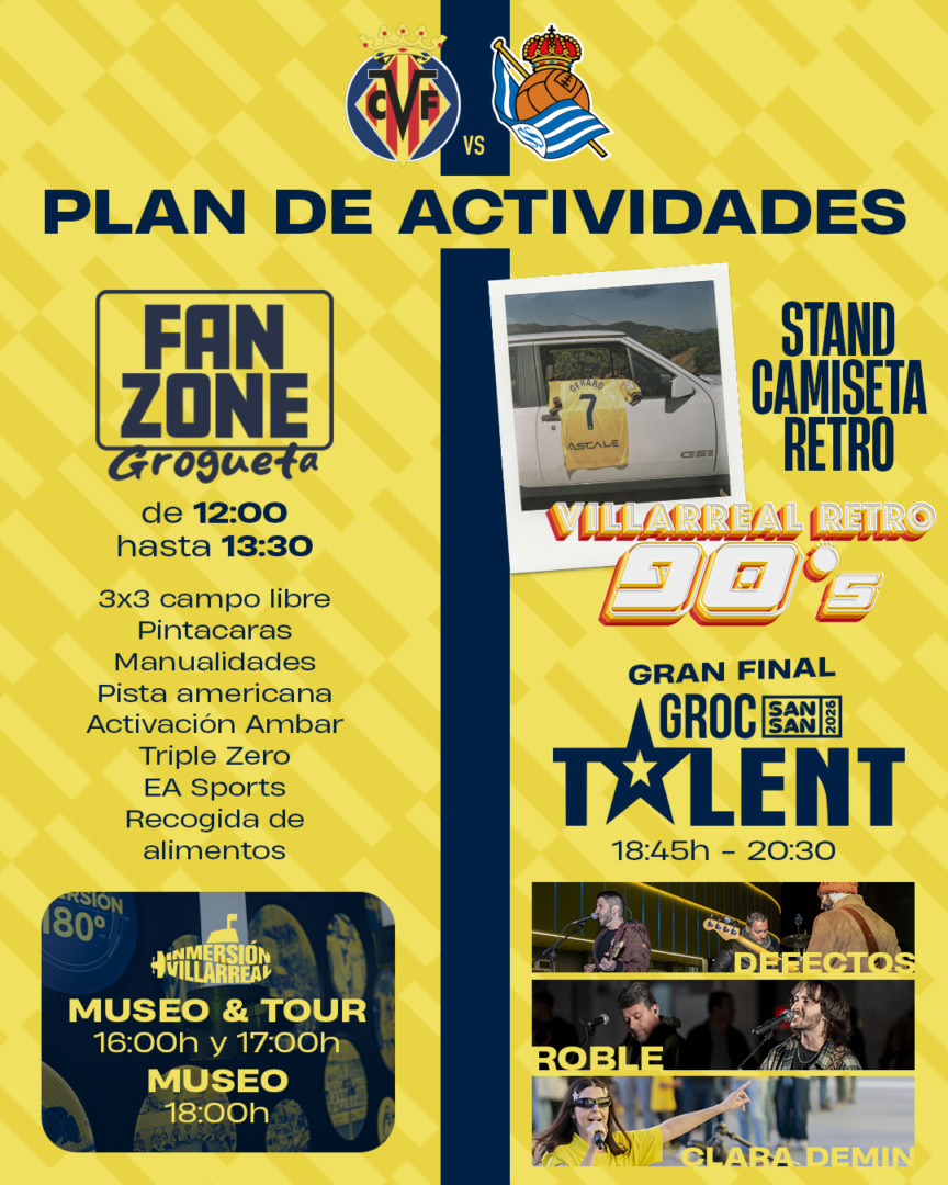 Plan de actividades contra la Real Sociedad 1 ACTIVIDADES PREVIA 45 8