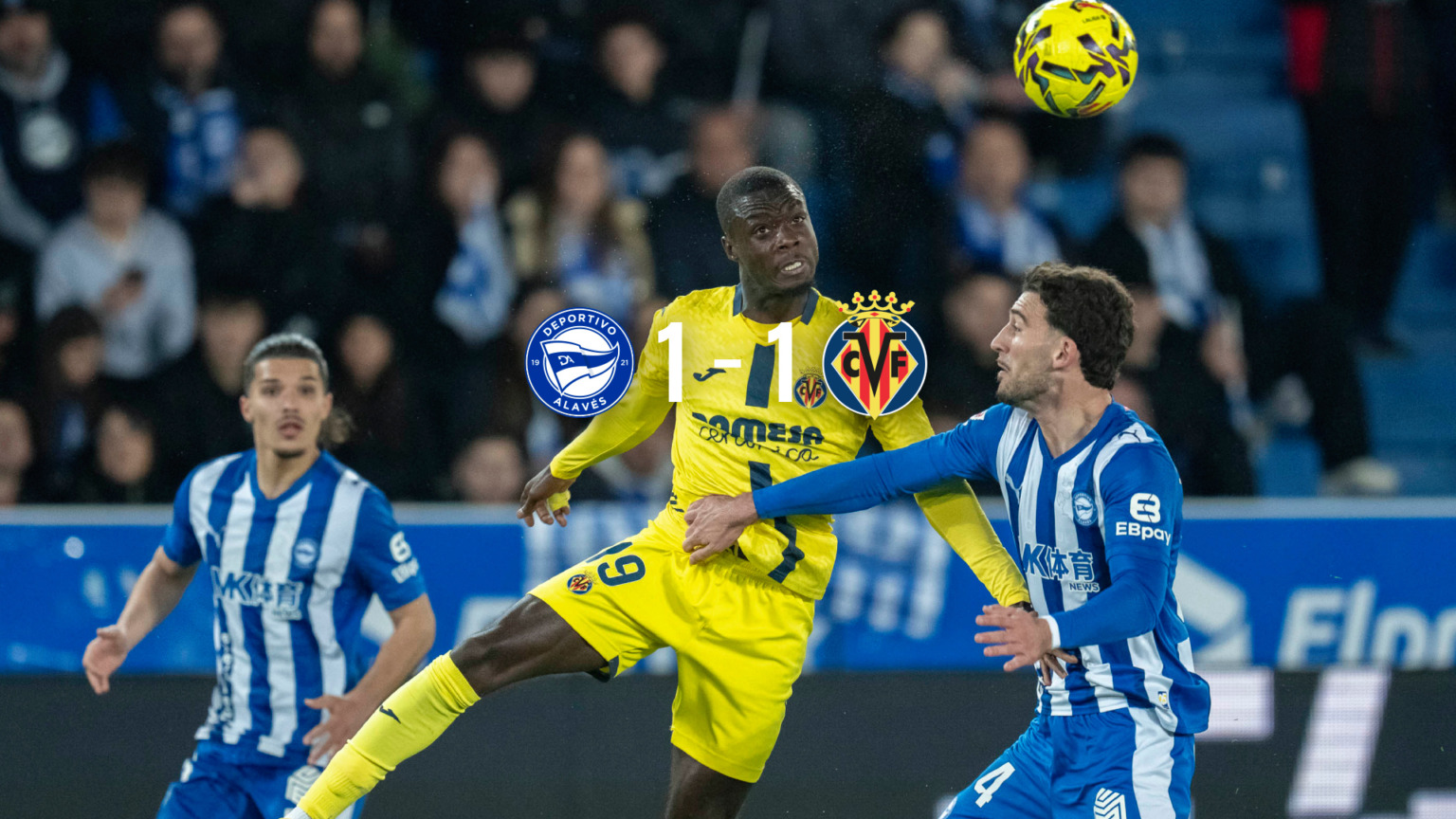 Villarreal rescue a point in Vitoria (1-1) Cro╠unica2