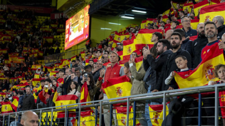 The Estadio de la Cerámica hosts Spain vs Serbia Espana Serbia